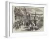 The Impending War, Volunteers for Garibaldi, a Scene in Florence-null-Framed Giclee Print