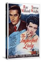 The Imperfect Lady, from Left: Ray Milland, Teresa Wright, 1947-null-Stretched Canvas