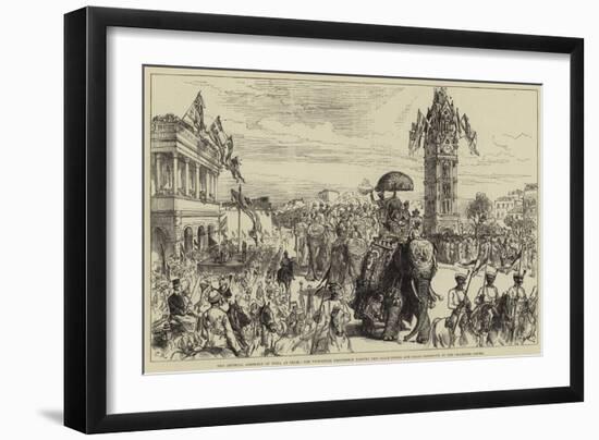 The Imperial Assembly of India at Delhi-null-Framed Giclee Print