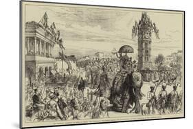 The Imperial Assembly of India at Delhi-null-Mounted Giclee Print