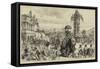 The Imperial Assembly of India at Delhi-null-Framed Stretched Canvas