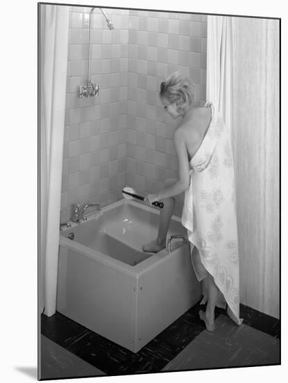 The Imperial Bath and Shower Unit from Heatons of Rotherham, South Yorkshire, 1966-Michael Walters-Mounted Photographic Print