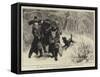 The Imperial Bear Hunt in Russia, Dead, the Emperor of Austria's Prize-Samuel Edmund Waller-Framed Stretched Canvas