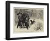 The Imperial Bear Hunt in Russia, Dead, the Emperor of Austria's Prize-Samuel Edmund Waller-Framed Giclee Print