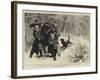 The Imperial Bear Hunt in Russia, Dead, the Emperor of Austria's Prize-Samuel Edmund Waller-Framed Giclee Print