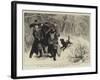 The Imperial Bear Hunt in Russia, Dead, the Emperor of Austria's Prize-Samuel Edmund Waller-Framed Giclee Print