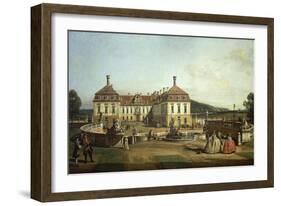 The Imperial Castle of Schlosshof from the Garden Side, 1758-1761-Bernardo Bellotto-Framed Giclee Print