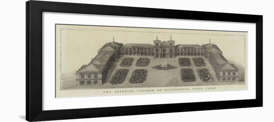 The Imperial College of Engineering, Tokio, Japan-null-Framed Giclee Print
