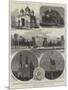 The Imperial Coronation at Moscow, Cathedrals and Palaces, with the Illuminations-null-Mounted Giclee Print