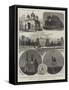 The Imperial Coronation at Moscow, Cathedrals and Palaces, with the Illuminations-null-Framed Stretched Canvas