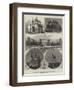 The Imperial Coronation at Moscow, Cathedrals and Palaces, with the Illuminations-null-Framed Giclee Print