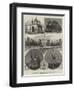 The Imperial Coronation at Moscow, Cathedrals and Palaces, with the Illuminations-null-Framed Giclee Print