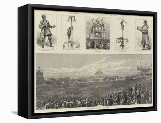 The Imperial Coronation at Moscow-Johann Nepomuk Schonberg-Framed Stretched Canvas
