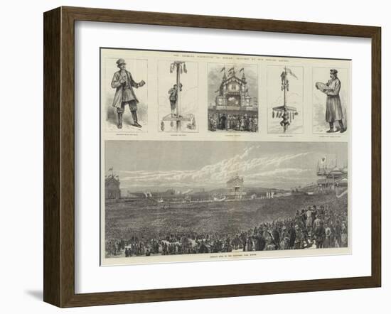 The Imperial Coronation at Moscow-Johann Nepomuk Schonberg-Framed Giclee Print