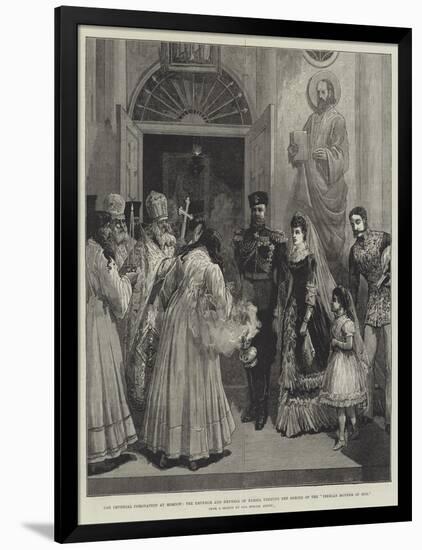 The Imperial Coronation at Moscow-null-Framed Giclee Print