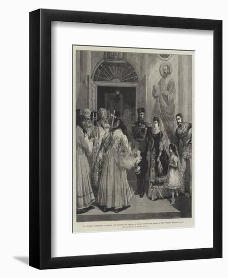 The Imperial Coronation at Moscow-null-Framed Giclee Print