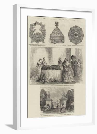 The Imperial Coronation at Moscow-null-Framed Giclee Print