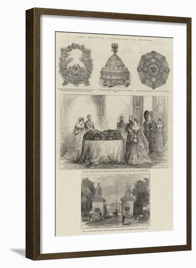 The Imperial Coronation at Moscow-null-Framed Giclee Print