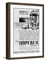 The Imperial Hotel, Torquay, 1937-null-Framed Giclee Print