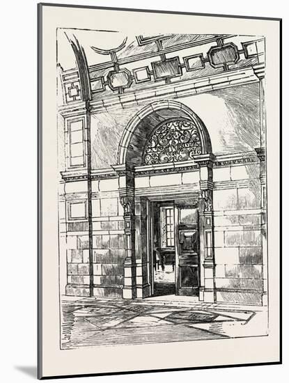 The Imperial Institute, London, Doorway in Corridor, 1890, UK-null-Mounted Giclee Print