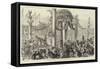 The Imperial Marriage at Vienna, State Entry of the Bride into Vienna-null-Framed Stretched Canvas