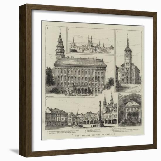 The Imperial Meeting at Kremsier-Henry William Brewer-Framed Giclee Print