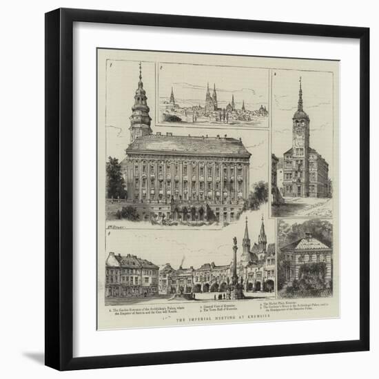 The Imperial Meeting at Kremsier-Henry William Brewer-Framed Giclee Print