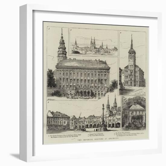 The Imperial Meeting at Kremsier-Henry William Brewer-Framed Giclee Print