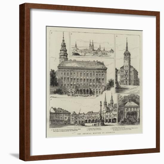 The Imperial Meeting at Kremsier-Henry William Brewer-Framed Giclee Print