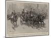 The Imperial Meeting at Potsdam, the Kaiser and the Tsar Driving to the Palace-Frederic De Haenen-Mounted Giclee Print