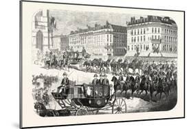 The Imperial Procession Going to the Notre Dame-null-Mounted Giclee Print