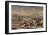 The Imperial Stud with Lipizzaner Horses-Johann Georg Hamilton-Framed Giclee Print