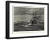The Imperial Tour, H M S Ophir, Escorted by H M S Juno and H M S St George, in the Indian Ocean-Eduardo de Martino-Framed Giclee Print