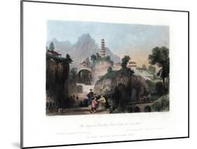 The Imperial Travelling Palace at the Hoo-Kew-Shan, China, C1840-J Sands-Mounted Giclee Print