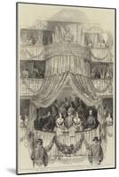 The Imperial Visit, the State Box at the Royal Italian Opera-null-Mounted Giclee Print