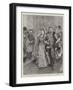 The Imperial Wedding at St Petersburg, the Bride and Bridegroom Leaving the Chapel-William Small-Framed Giclee Print