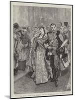 The Imperial Wedding at St Petersburg, the Bride and Bridegroom Leaving the Chapel-William Small-Mounted Giclee Print