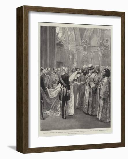 The Imperial Wedding at St Petersburg-William Heysham Overend-Framed Giclee Print