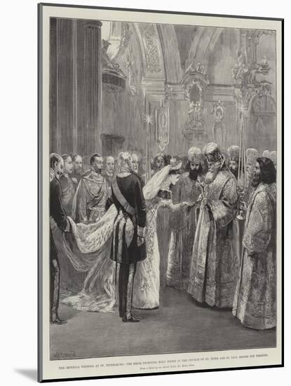 The Imperial Wedding at St Petersburg-William Heysham Overend-Mounted Giclee Print