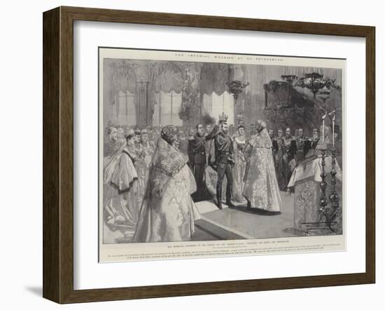 The Imperial Wedding at St Petersburg-Thomas Walter Wilson-Framed Giclee Print