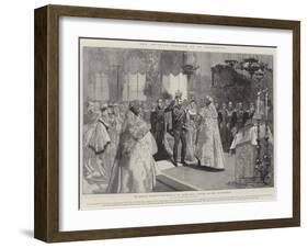 The Imperial Wedding at St Petersburg-Thomas Walter Wilson-Framed Giclee Print