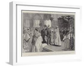 The Imperial Wedding at St Petersburg-Thomas Walter Wilson-Framed Giclee Print