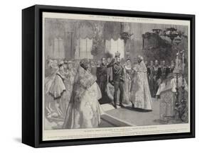 The Imperial Wedding at St Petersburg-Thomas Walter Wilson-Framed Stretched Canvas