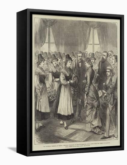 The Imperial Wedding at Vienna-null-Framed Stretched Canvas