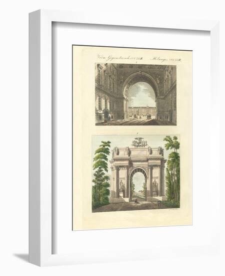 The Imperial Winter Palace of St. Peterburg-null-Framed Giclee Print