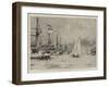 The Imperial Yacht-Club Regatta at Kiel-Eduardo de Martino-Framed Giclee Print