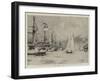 The Imperial Yacht-Club Regatta at Kiel-Eduardo de Martino-Framed Giclee Print