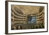 The Imperiale Academy of Music, theatre of the Opera, during a performance of Robert le Diable-Louis Jules Arnout-Framed Giclee Print