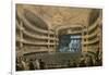 The Imperiale Academy of Music, theatre of the Opera, during a performance of Robert le Diable-Louis Jules Arnout-Framed Giclee Print