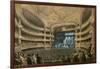 The Imperiale Academy of Music, theatre of the Opera, during a performance of Robert le Diable-Louis Jules Arnout-Framed Giclee Print